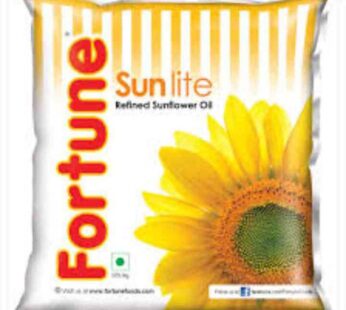 Fortune Sunlite Refined Sunflower Oil in Pouch 1 Litre