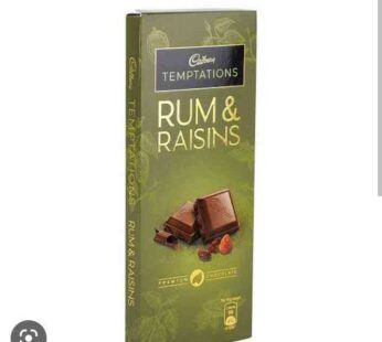 Cadbury Temptations Rums Raisins Chocolate 72 gms