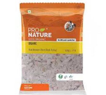 Pro Nature Red Beaten Rice Red Poha 500g