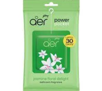 Godrej Aer Power Pocket Bathroom Fragrance Jasmine floral delight 10g