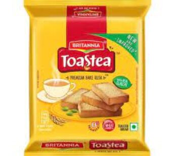 Britannia Toastea Premium Bake Rusk With Goodness Of Elaichi, Sooji & Wheat, 50g