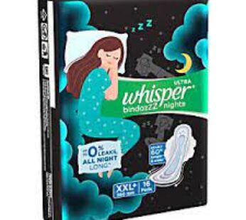 Whisper ultra bindazzz nights 16pads