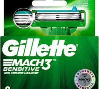 Gillette Mach 3 Sensitive Manual Shaving Razor Blades – 2s Pack (Cartridge)