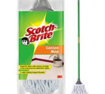 Scotch Brite Cotton Mop with stick Handle 1 Pc