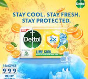 Dettol Lime Cool 2* Menthol 4N Soap Offer Pack