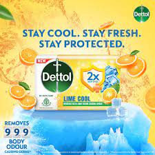 Dettol Lime Cool 2* Menthol 4N Soap Offer Pack