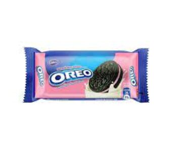 Cadbury Oreo Strawberry Flavour Creme Sandwich Biscuit, 43.75 g
