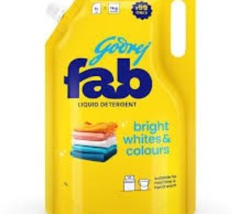 Godrej Fab Liquid Detergent Bright Whites & Colours 1L