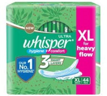 Whisper Ultra Hygiene plus Comfort XL 6 Pads Heavy Flow