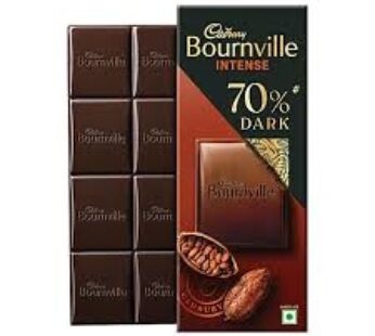 Cadbury Bournville 70 Dark Chocolate Bar, 80 g