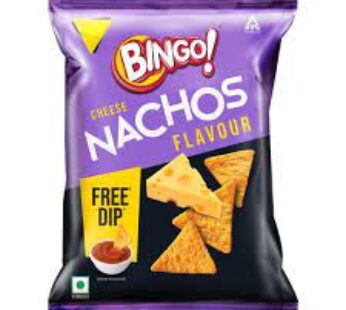 Bingo Nachos – Cheese Flavour, 44 g (With Free Dip)