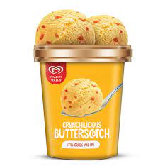 Kwality Walls Crunchilicious Butterscotch Ice Cream Tub 700ml