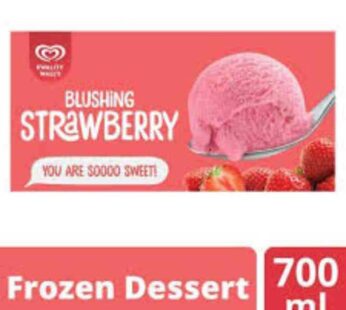 Kwality Walls Strawberry Ice Cream 700 ml