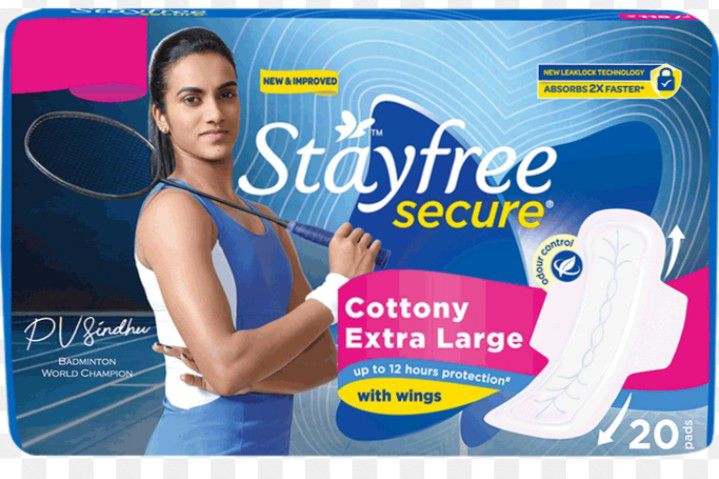 Stayfree Secure Cottony Extra Large with Wings 20 pads - Image 2